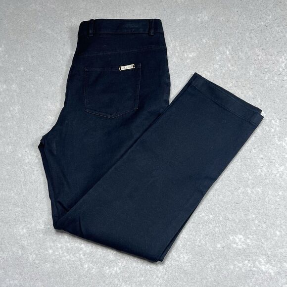 SoCa St John Pants SZ 6 Black Stretch Pants Pockets Inseam 27 in Cotton Blended - Picture 1 of 15